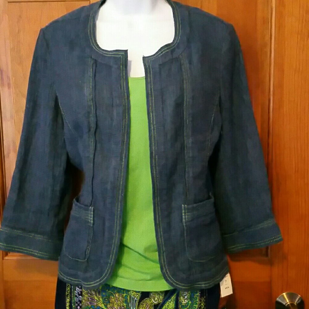 Coldwater Creek denim blend jacket